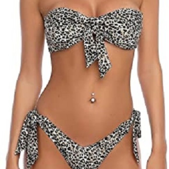 Ocean Blues Other - NWT Ocean Blues Women's Bikini Sexy Cheeky Brazilian Bikini Bottom & Top M 6/8